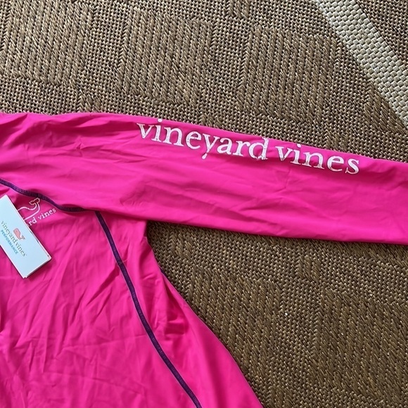 Vineyard Vines Performance Quarter Zip Pullover Biking Running Top M NEW - Picture 3 of 12